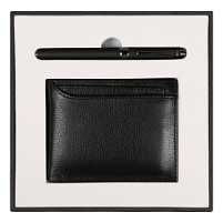 Набор подарочный Solution Superior Duo (кошелек с картхолдером, Чёрный