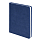 Ежедневник недатированный Bliss,  формат А5, в линейку, темно-синий
