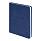 Ежедневник недатированный Bliss,  формат А5, в линейку, темно-синий