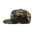 Бейсболка SNAP BACK, 6 клиньев, пластиковая застежка, зеленый камуфляж