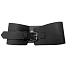 Плед "Belt"; чёрный; 130 х 180 см; 100% акрил, с поясом, черный
