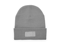 Вязаная шапка BULNES из двухслойного акрила, серый Вязаная шапка BULNES из двухслойного акрила, серый