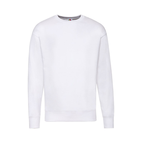 Свитшот без начеса LIGHTWEIGHT SET-IN SWEAT 240, белый