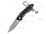 Складной нож Cutter с карабином, черный