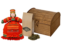 Набор Кремлевский: кукла на чайник, чай фруктовый