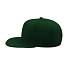 Бейсболка SNAP BACK, 6 клиньев, пластиковая застежка, зеленый
