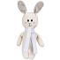 Мягкая игрушка Beastie Toys, заяц с белым шарфом
