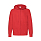 Толстовка без начеса LIGHTWEIGHT HOODED SWEAT JACKET 240, красный