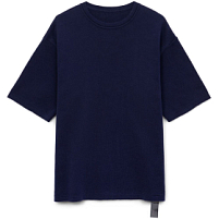 Джемпер с коротким рукавом Siluetti Volumica, темно-синий