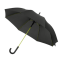 Зонт-трость Quantum, черный/салатовый