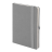 Бизнес-блокнот OXI, A5, серый, твердая обложка, RPET, в линейку, серый