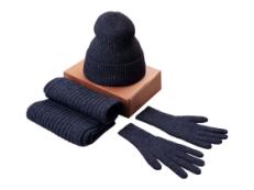 Подарочный набор  Nordend, темно-синий меланж