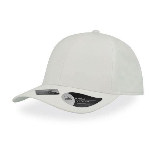 Бейсболка RECY FEEL, переработанный полиэстер, 6 клиньев, пластиковая застежка, белый