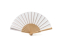 Деревянный веер MILOS, натуральный/белый