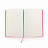 Блокнот A6 CORAL в твёрдом переплёте, Фуксия