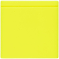 Лейбл из ПВХ Kare, желтый неон