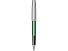 Ручка-роллер Parker Sonnet Essentials Green SB Steel CT, цвет чернил black, перо: F, в подарочной упаковке.