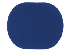 ПАТЧ ОВАЛ soft-touch (синий) 6,0 х 5,0 см