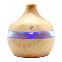 Светодиодный USB арома увлажнитель Holz, Коричневый