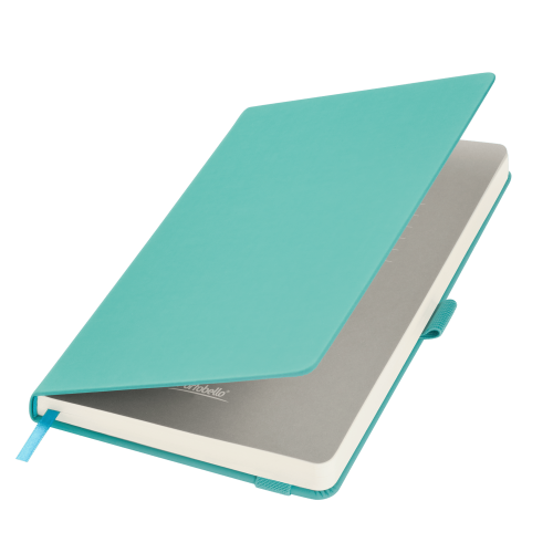 Ежедневник Альфа (Alpha) недатированный, бирюзовый/серый