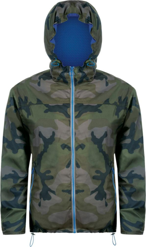 Ветровка Skate, камуфляж с синим