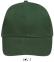 Бейсболка BUFFALO, Темно-зеленый