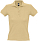 Рубашка поло женская People 210, бежевая