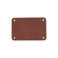 Шильд 4х6 см имитация кожи