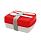 Ланч-бокс Lunch Blue line со столовыми приборами (красный)