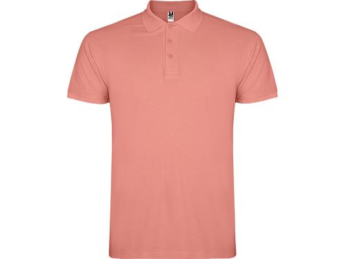 Рубашка поло Star мужская, оранжевая глина