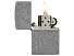 Зажигалка ZIPPO Classic с покрытием ™Plate, латунь/сталь, серебристая, матовая, 38x13x57 мм
