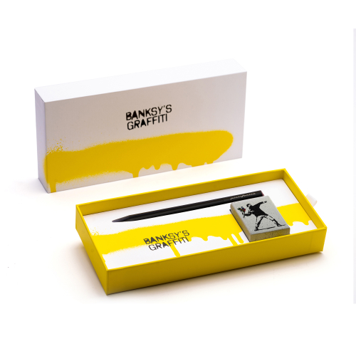 Набор Pininfarina Banksy Метатель цветов: карандаш SMART с бетонной подставкой