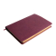 Ежедневник недатированный портфолио Mark, А5, бордовый, кремовый блок, золотой срез, бордовый