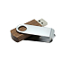 Флешка Twist wood 16 Гб wooden color, Коричневый