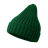Шапка бини вязаная НАСВЯЗИ©  шерсть/ акрил, темно-зелёный