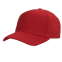 Бейсболка BOSTON, 5 клиньев, металлическая застежка, ярко-красный