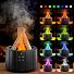 Светодиодный USB увлажнитель-аромадиффузор Bonfire с пультом Д/У, Черный