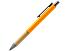 Ручка шариковая PENTA металлическая с бамбуковой вставкой, оранжевый