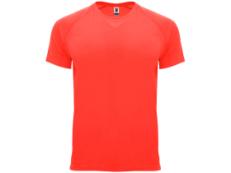 Футболка Bahrain мужская, неоновый кораловый