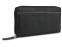 Кошелёк женский BUGATTI Banda, с защитой данных RFID, чёрный, кожа/полиэстер, 18,5х2х10 см