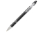 Kish шариковая ручка с серебристой отделкой - сплошной черный (черные чернила)
