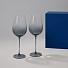 Подарочный набор 2 бокала для вина Mancera в синей коробке