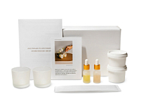 Набор для создания 2-х ароматических свечей: имбирный пряник, рождественская елка (без лого LM)