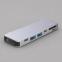 USB-C адаптер для MacBook 7-в-1, серебро, Deppa
