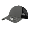 Бейсболка RAPPER COTTON, 5 клиньев, пластиковая застежка, темно-серый, черный
