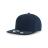 Бейсболка JAMES,6 клиньев,плоский козырек,ПВС застежка, темно-синий