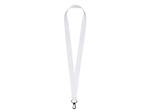 Ланъярд 2 см под сублимацию с трендовым карабином, черный