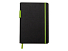 Бизнес блокнот Bossy с цветным срезом, твердая обложка, 128 листов, черный и зеленое яблоко