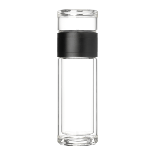 Бутылка стеклянная с двойными стенками Терсо (Terso), черная