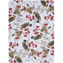 Флисовый плед Winter Bird